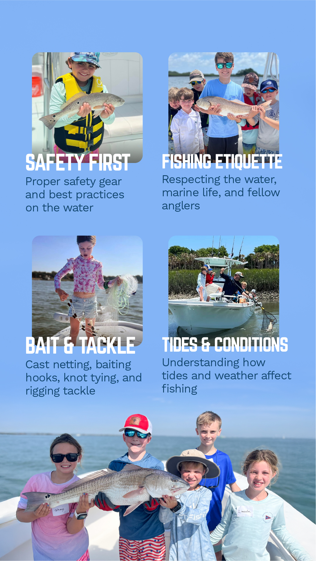 Lowcountry kids Fishing Camp Instagram Story 3
