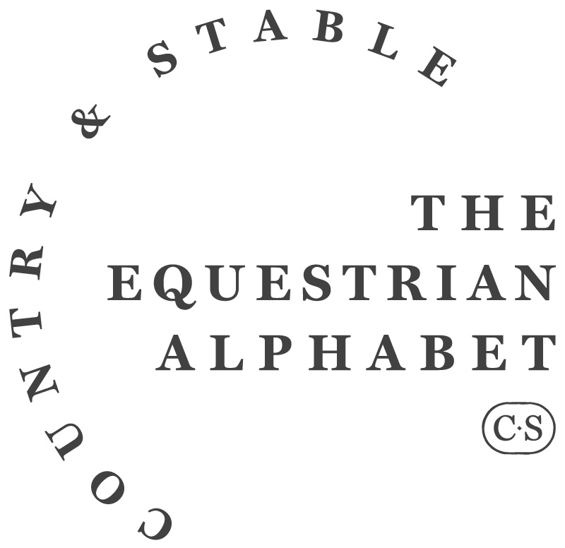 The Equestrian Alphabet from Country and Stable