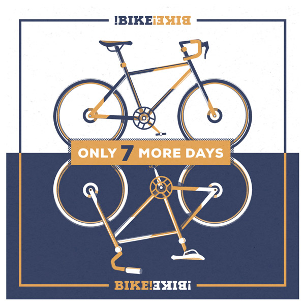 Only 7 more days until Bike!Bike!