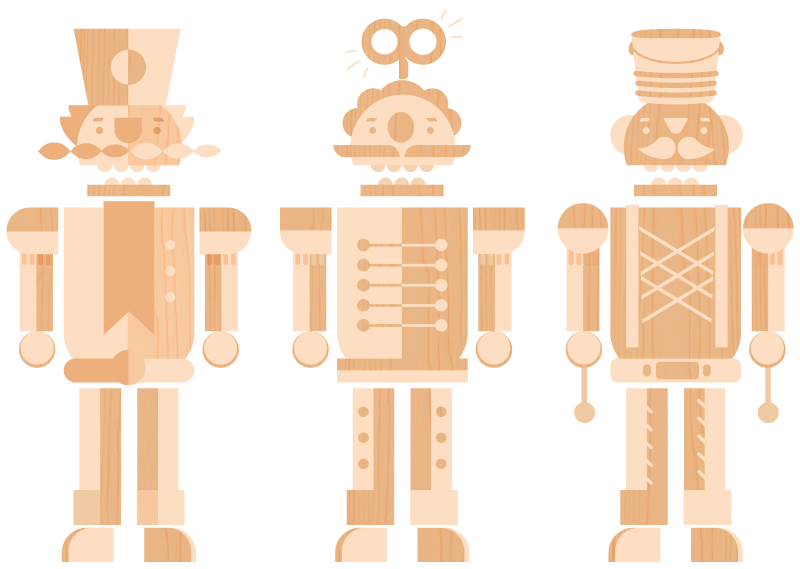 The three nutcrackers of Click Communication Arts