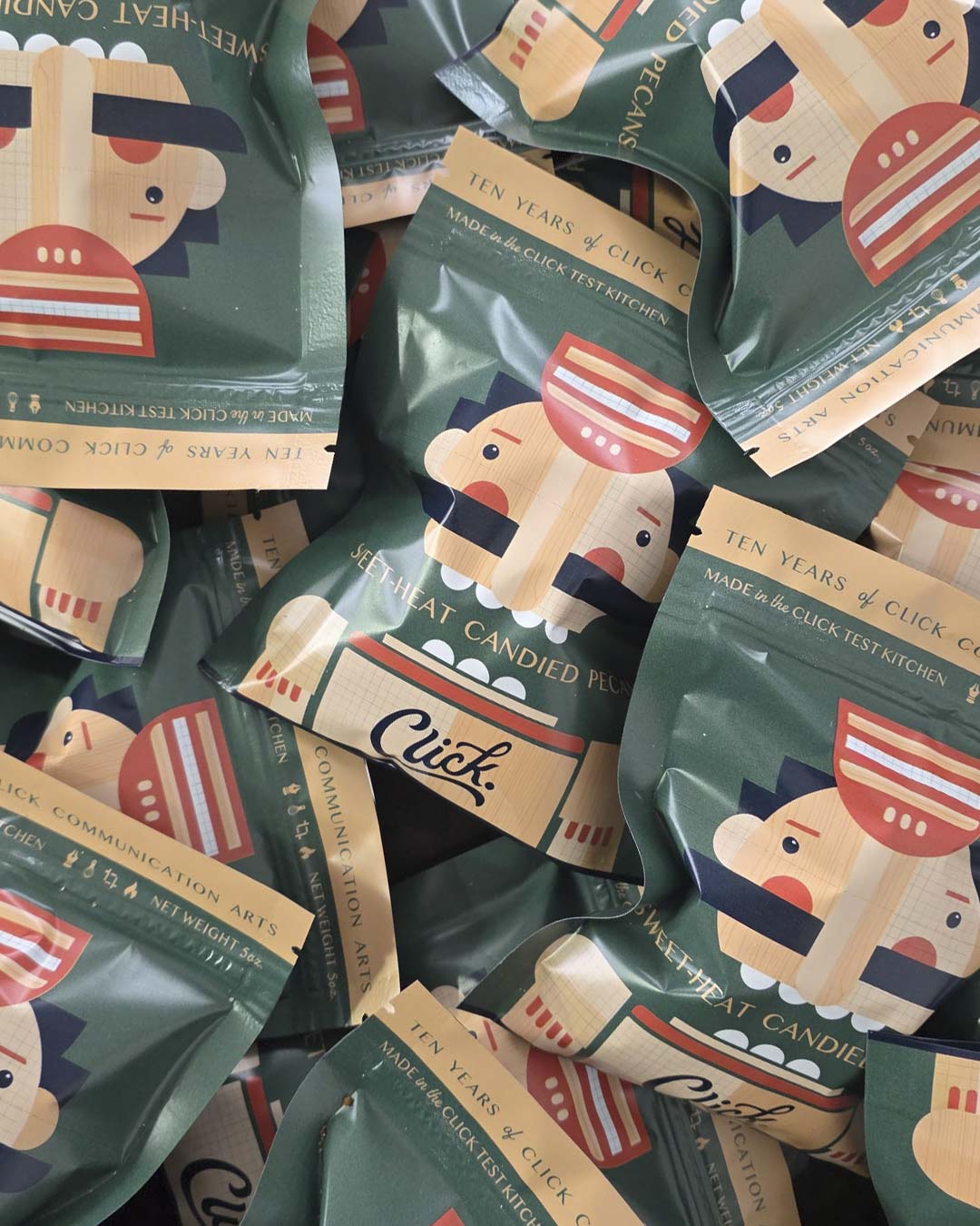 Sweet Heat Pecans packaging